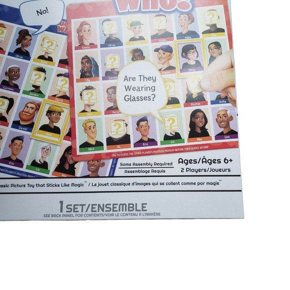 The Original Colorforms : GUESS WHO? - Miniature Game Set - New in Box - Picture 3 of 3